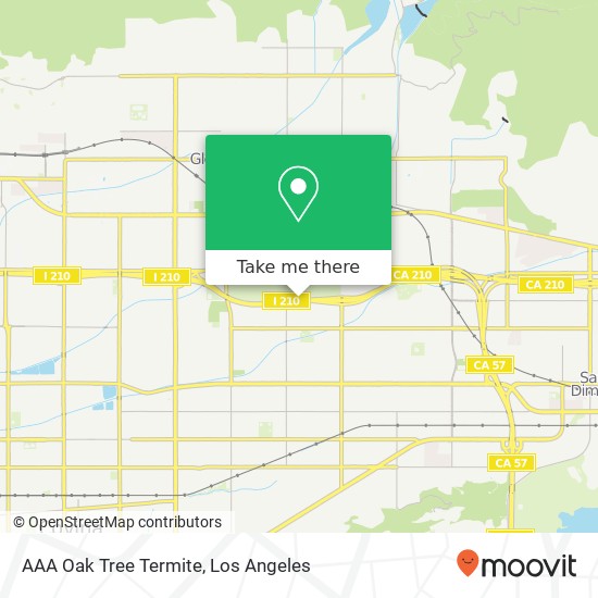 Mapa de AAA Oak Tree Termite