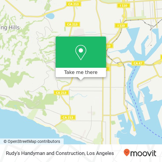 Rudy's Handyman and Construction map