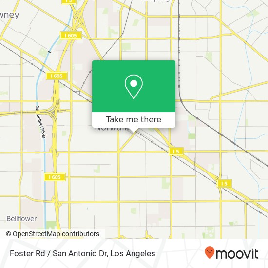 Foster Rd / San Antonio Dr map