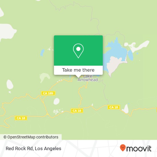 Red Rock Rd map