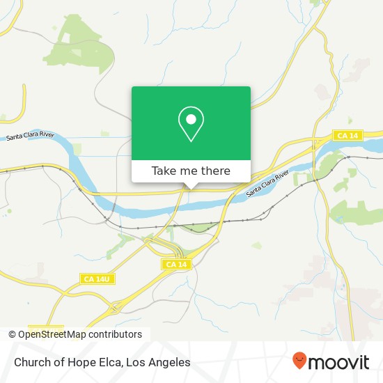Church of Hope Elca map