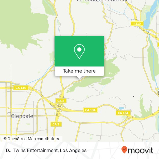 DJ Twins Entertainment map