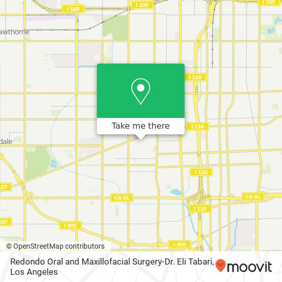 Redondo Oral and Maxillofacial Surgery-Dr. Eli Tabari map