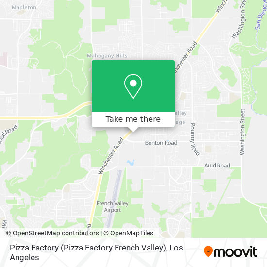 Pizza Factory (Pizza Factory French Valley) map