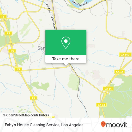 Faby's House Cleaning Service map