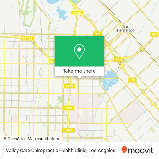 Valley Care Chiropractic Health Clinic map