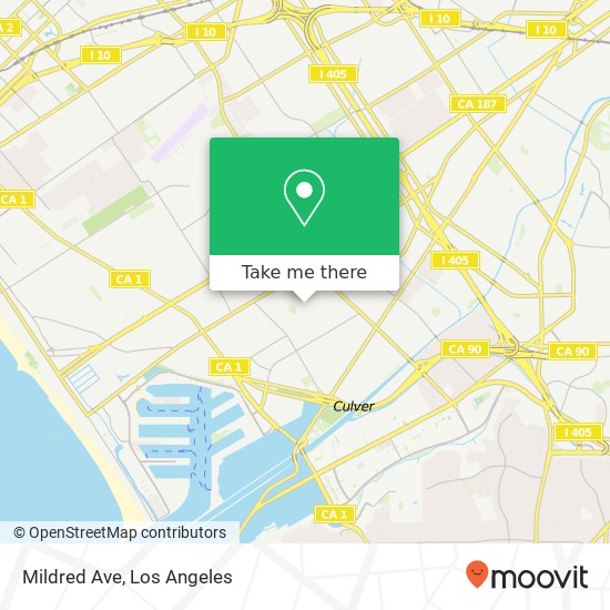Mapa de Mildred Ave
