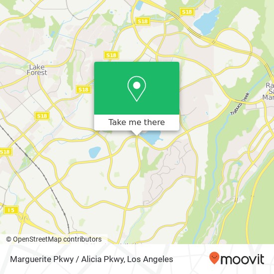 Mapa de Marguerite Pkwy / Alicia Pkwy