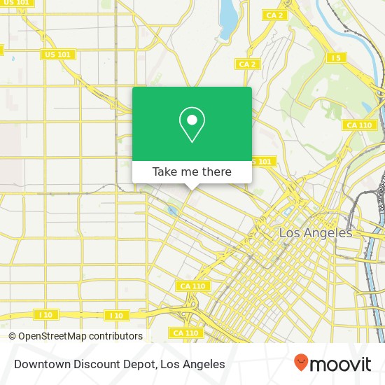 Downtown Discount Depot map