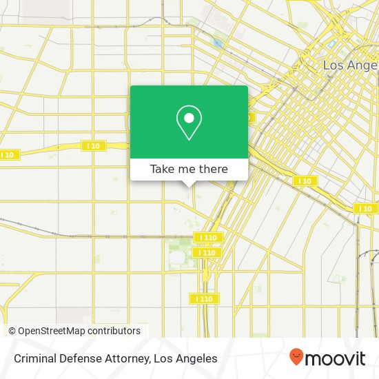 Criminal Defense Attorney map