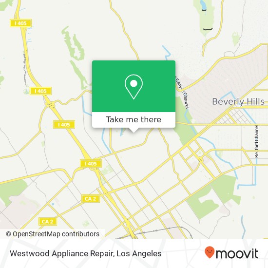 Westwood Appliance Repair map