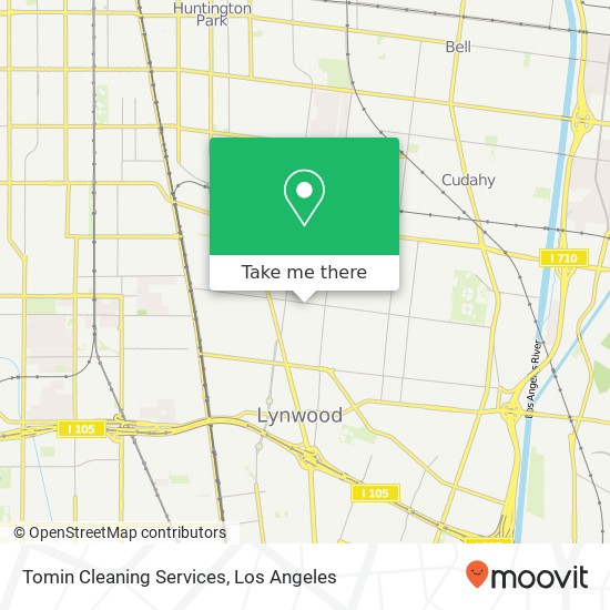 Mapa de Tomin Cleaning Services