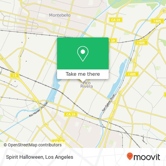 Spirit Halloween map