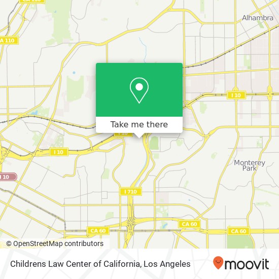 Childrens Law Center of California map