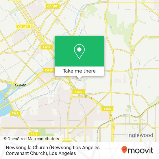 Newsong la Church (Newsong Los Angeles Convenant Church) map