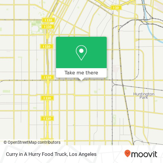 Curry in A Hurry Food Truck map