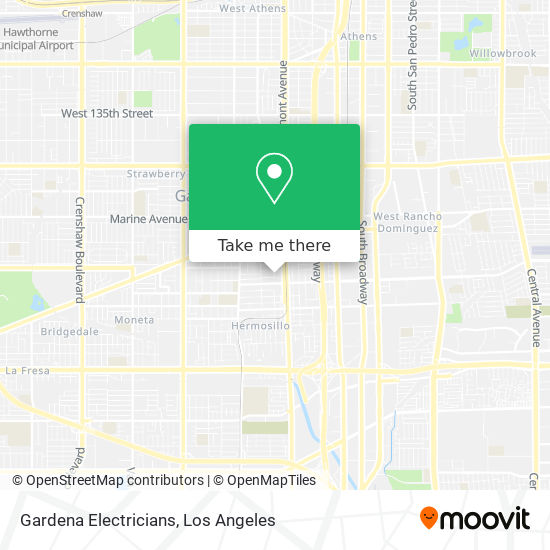 Mapa de Gardena Electricians