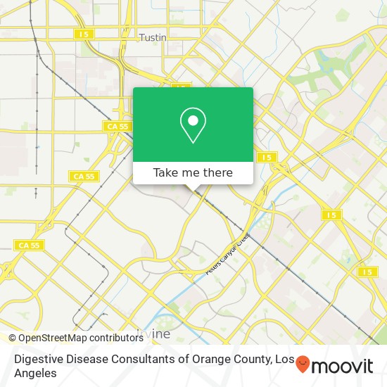 Digestive Disease Consultants of Orange County map