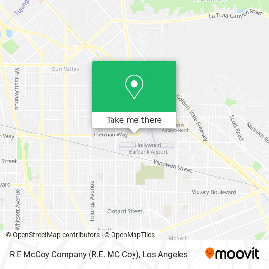 R E McCoy Company (R.E. MC Coy) map