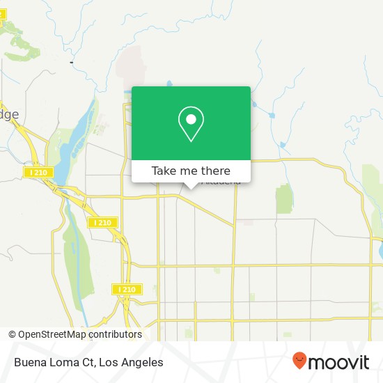Buena Loma Ct map