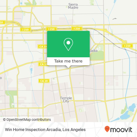 Win Home Inspection Arcadia map