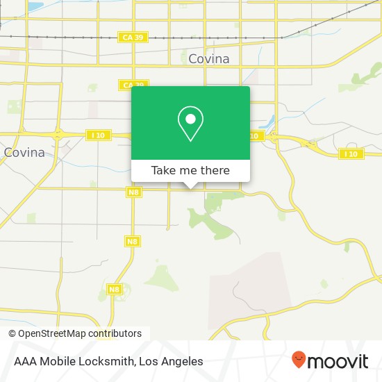 AAA Mobile Locksmith map
