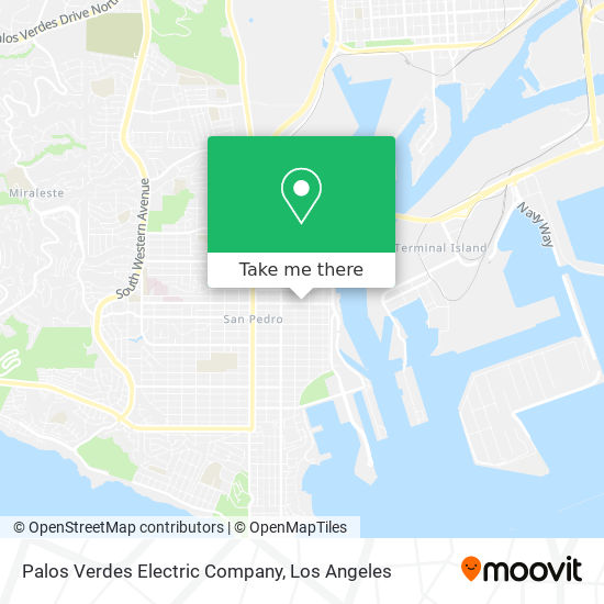 Palos Verdes Electric Company map