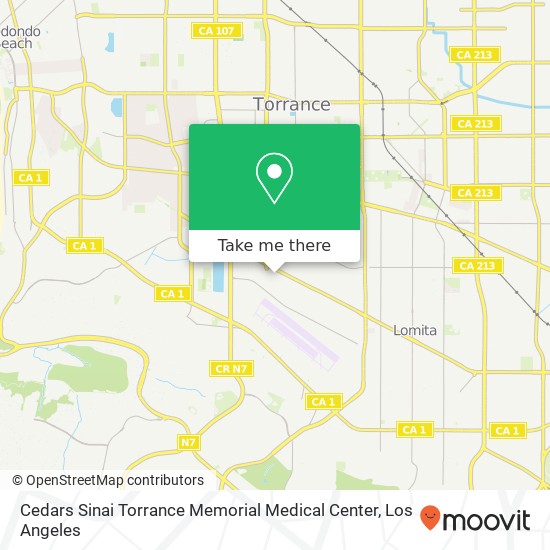Cedars Sinai Torrance Memorial Medical Center map