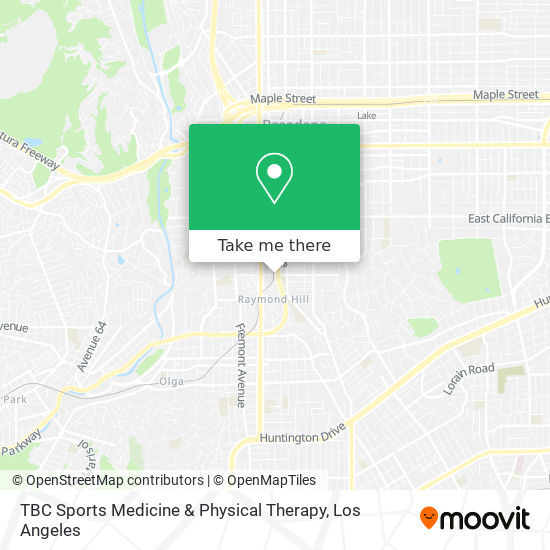 TBC Sports Medicine & Physical Therapy map