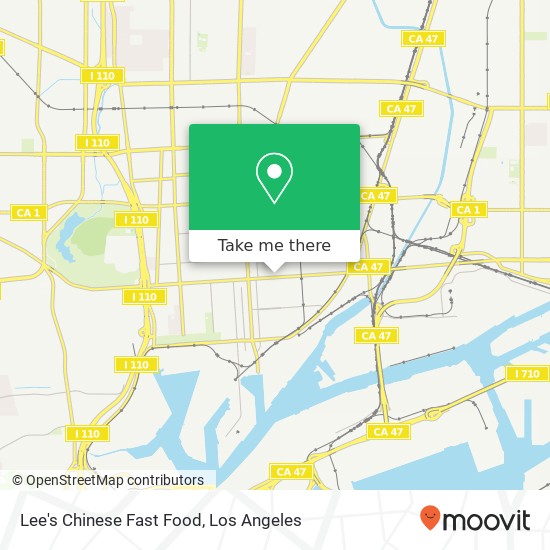 Mapa de Lee's Chinese Fast Food