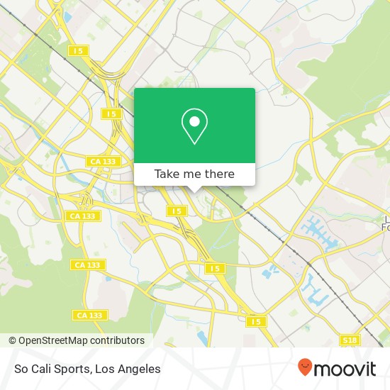 So Cali Sports map