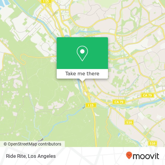 Ride Rite map