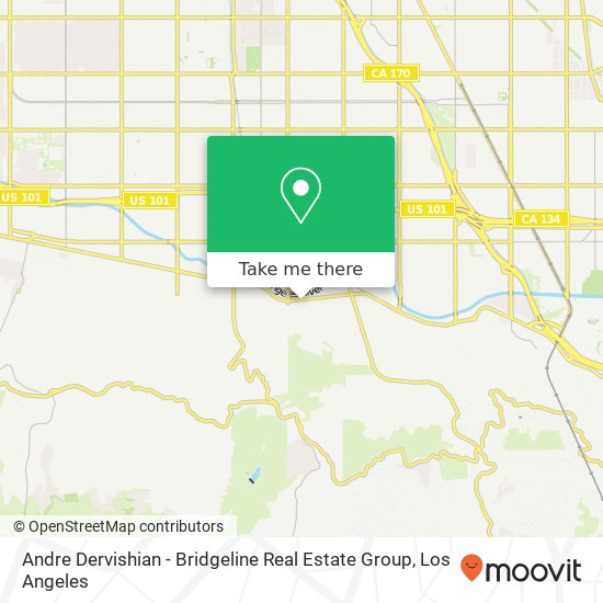 Andre Dervishian - Bridgeline Real Estate Group map