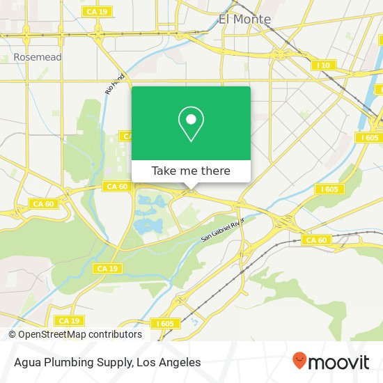 Agua Plumbing Supply map