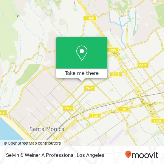Selvin & Weiner A Professional map