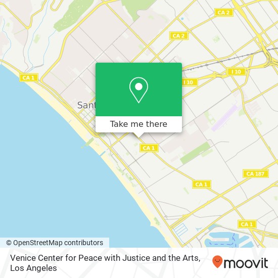 Venice Center for Peace with Justice and the Arts map