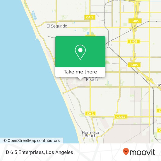 D 6 5 Enterprises map