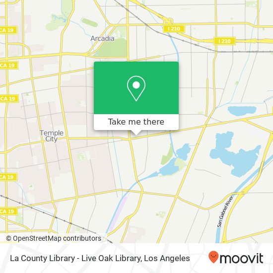 Mapa de La County Library - Live Oak Library