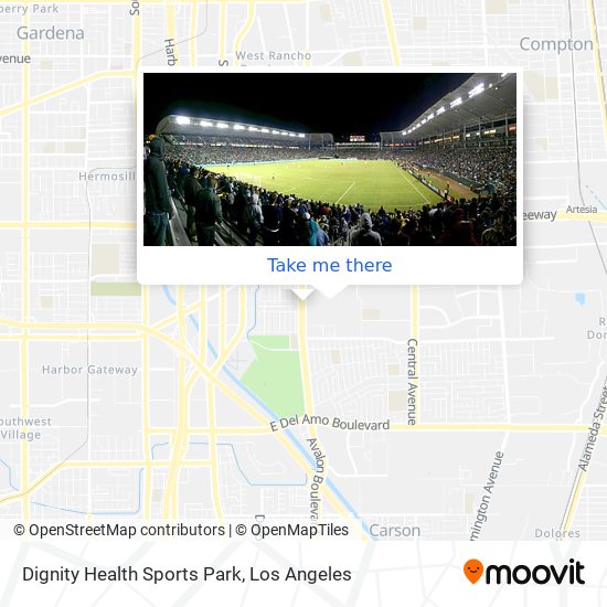 Mapa de Dignity Health Sports Park