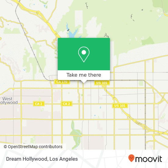 Dream Hollywood map