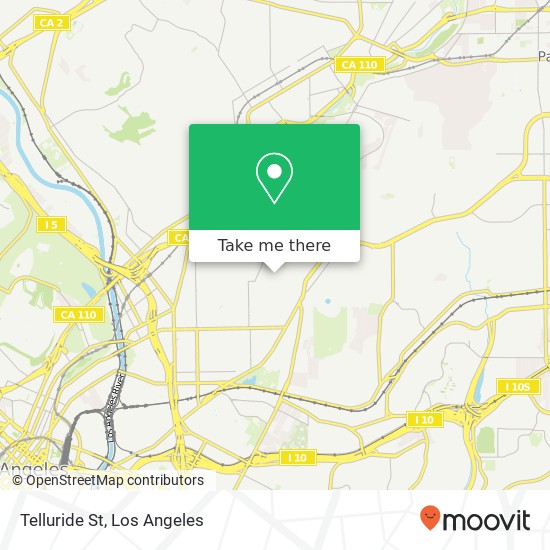 Telluride St map