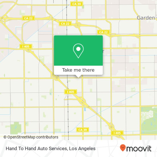 Hand To Hand Auto Services map