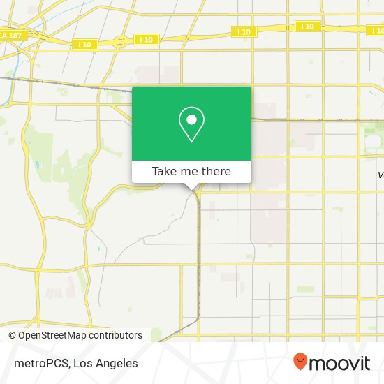 metroPCS map