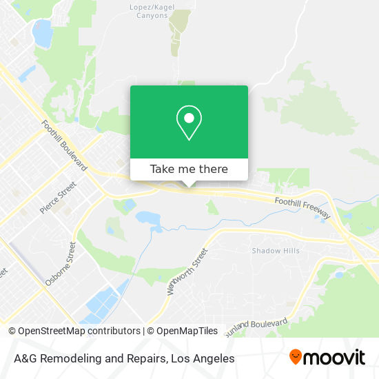 A&G Remodeling and Repairs map
