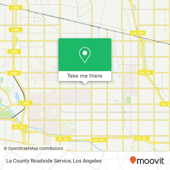 Mapa de La County Roadside Service