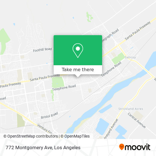 772 Montgomery Ave map