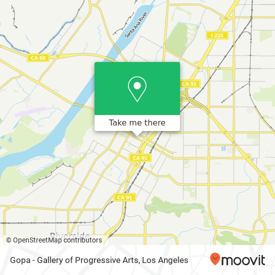 Gopa - Gallery of Progressive Arts map