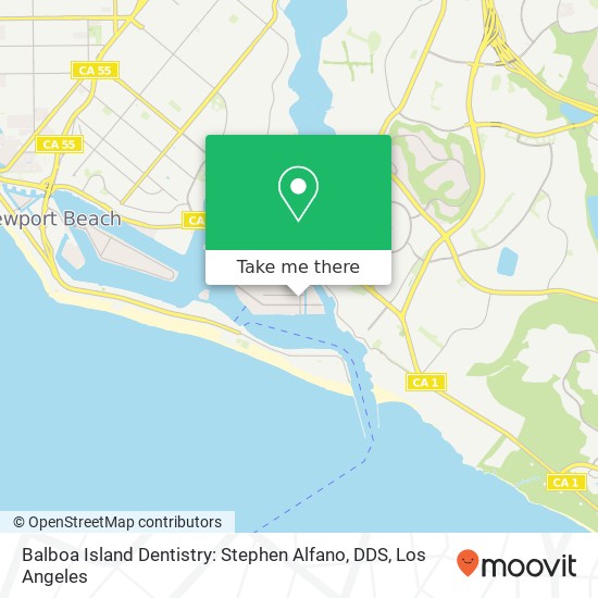 Balboa Island Dentistry: Stephen Alfano, DDS map