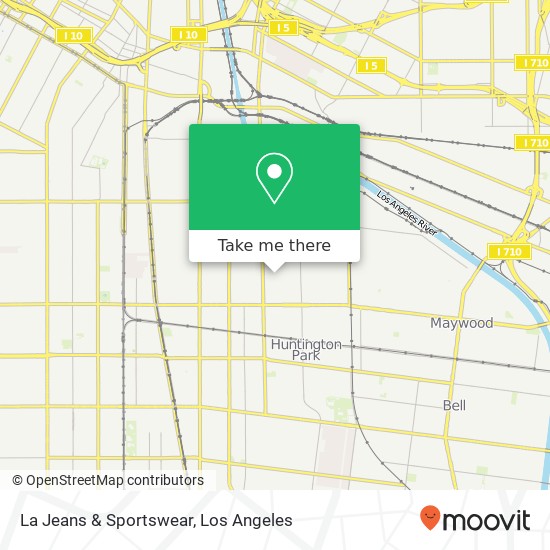 La Jeans & Sportswear map