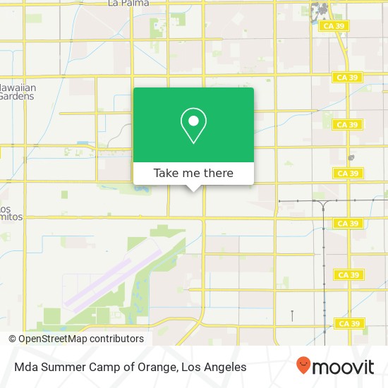 Mda Summer Camp of Orange map